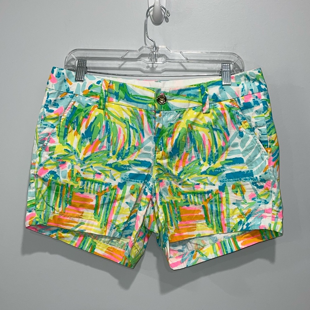 Lilly Pulitzer Callahan Shorts Women’s size 6 cotton Multi sea salt print